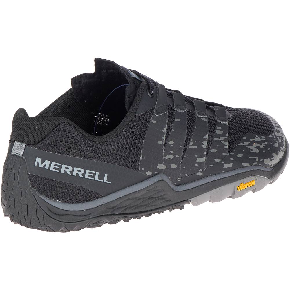 Merrell Trail Glove 5 - Pánska Bežecká Obuv - Čierne (SK-58187)